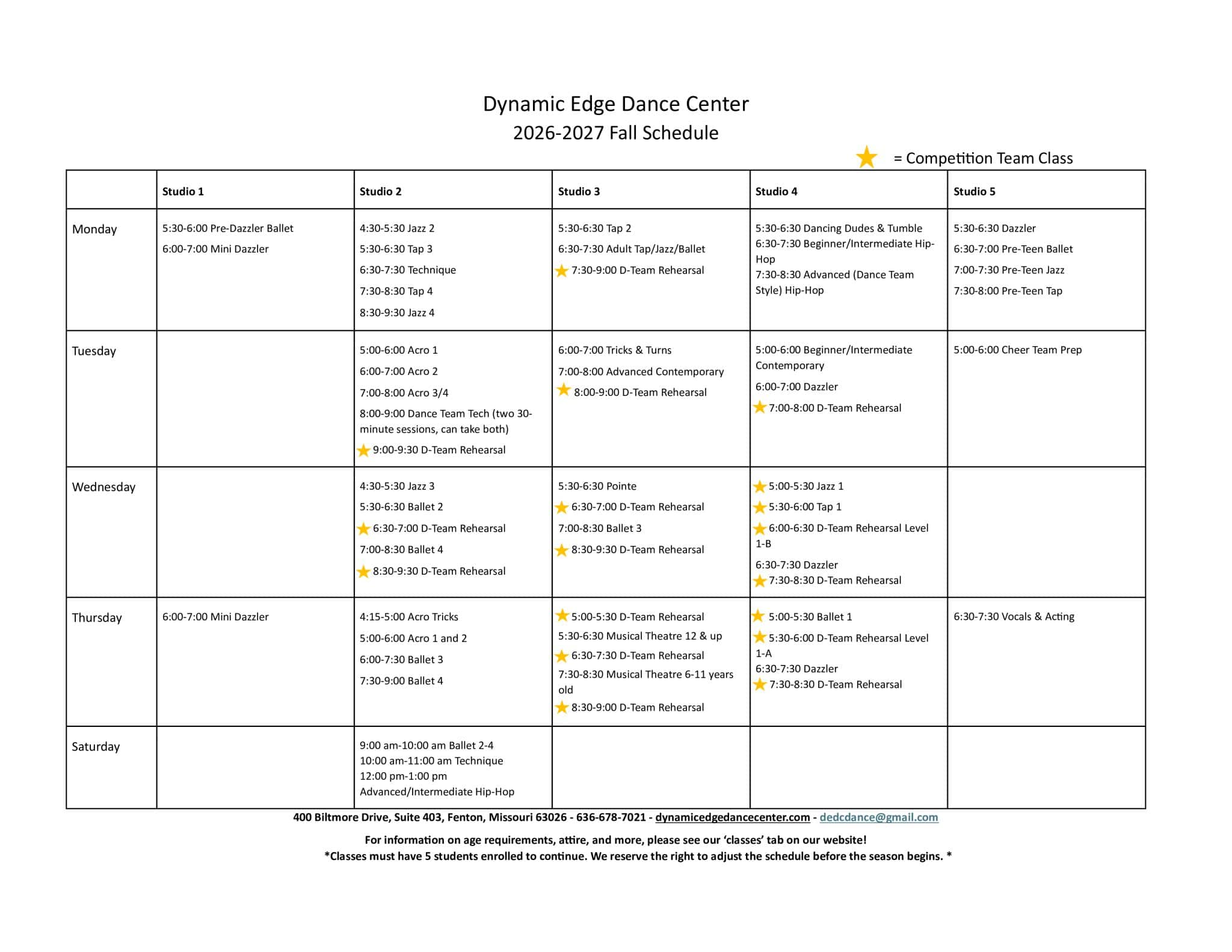 2026 2027 DEDC Schedule (2)